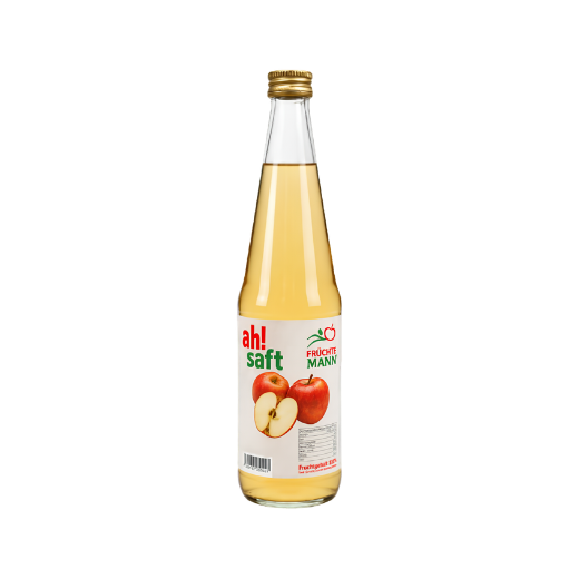 Apfelsaft klar 0,7 Liter Glas