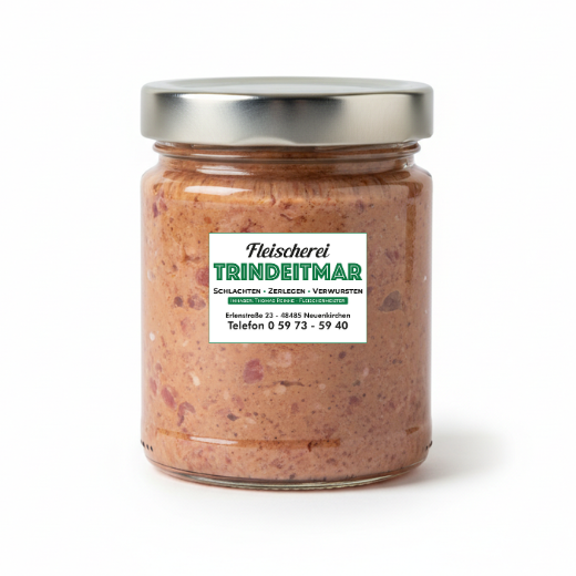 Leberwurst grob im Glas 150gr