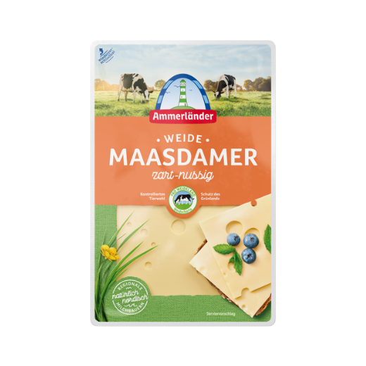 Ammerländer Weide-Maasdamer 45% Fett i. Tr. 150gr