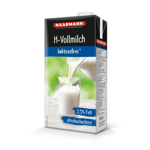 Naarmann H-Vollmilch 3,5% laktosefrei 1 Liter