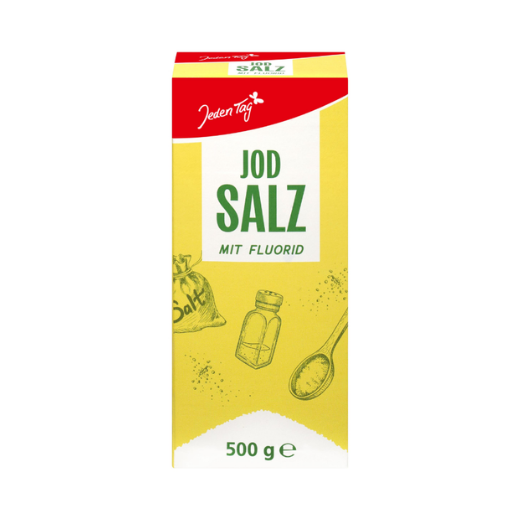 Jeden Tag Jodsalz mit Fluorid 500 gr