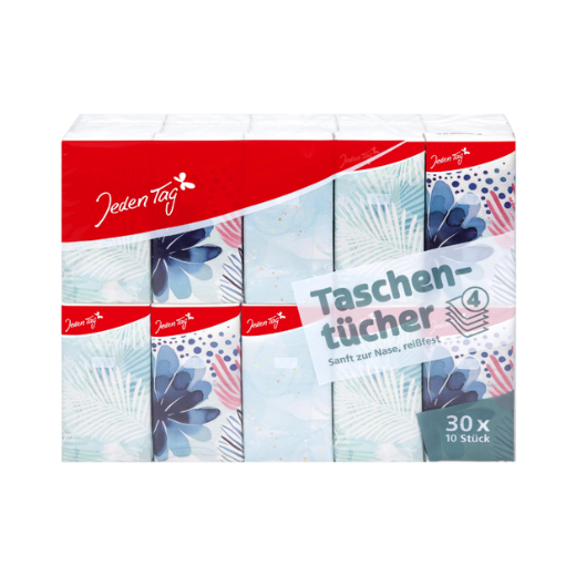 Jeden Tag Taschentücher 4-lagig 30 x 10 St.