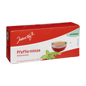 Jeden Tag Tee Pfefferminze 25 x 2,25 gr