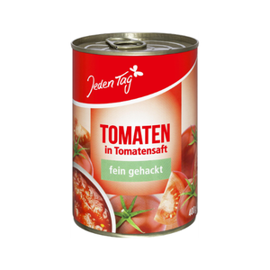 Jeden Tag Tomaten in Tomatensaft fein gehackt 425 ml